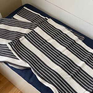 Striped Black and White Pillow Covers